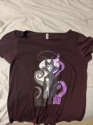 Disney Tee Shirt Villain One Evil Fairy Maleficent 2x • $18.99