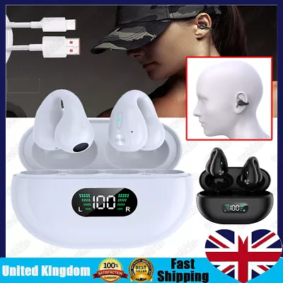 £16.79 • Buy Bone Conduction Sports Clip  Earring Type Wireless Bluetooth Earphones Headset