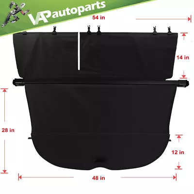 Fits Nissan Murano 2015-2020 Retractable Trunk Cargo Cover Security Shield Black • $65.49