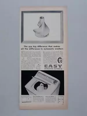 1954 Easy Spiralator Automatic Washer Laundry Appliance Vtg Magazine Print Ad • $9.99