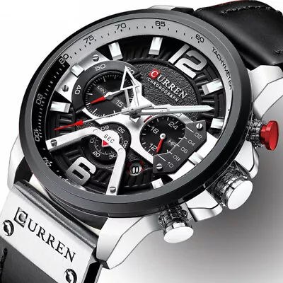 £21.99 • Buy Mens Luxury Watch Army Military Chronograph Date Quartz Wrist Watches Waterproof