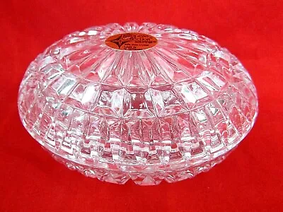 Vintage 24% Lead Crystal D’Adriana Cachette Trinket/Dresser Box West Germany  • $22