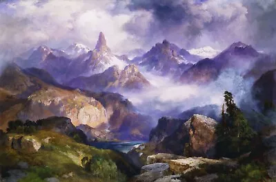 Thomas Moran :  Index Peak Yellowstone National Park  — Giclee Fine Art Print • $32.99