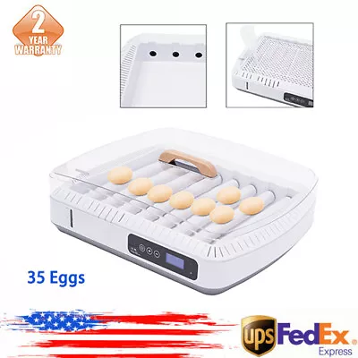 35 Egg Incubator Automatic Chicken Quail Hatcher Incubators For Hatching Eggs • $58.90