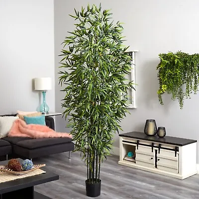 $199 • Buy 7’ Green Artificial Bamboo Tree W/Natu Trunks & 2220 Lvs Home Decor. Retail $246