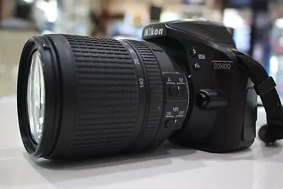 Nikon D3400 Camera With Nikon AF-S DX NIKKOR 18-140mm F/3.5-5.6G ED VR Lens • $439