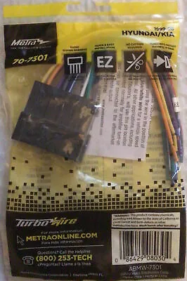 Lot Of 2-Metra 70-7301 Harness For  Radio Installation For Hyundai Kia 1999-2008 • $11.99