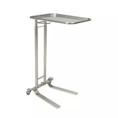 Foot-Operated Stainless Steel Mayo Stand With Large Tray • Tray Size: 21 L X ... • $870