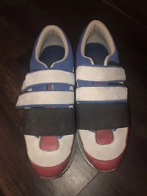 Zara Platform  Sneakers Sz/ EU41/ US10 Suede /multicolor Wedge • $45