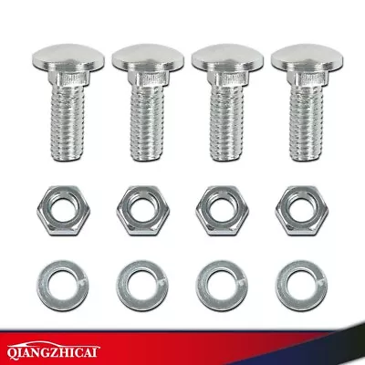 4pcs Fit For Ford 7/16-14x1-1/4  Capped Round Head Front Rear Bumper Bolts Usa • $8.99