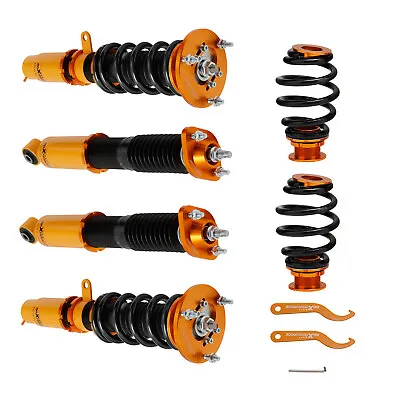 Gold Suspension Coilovers Set For Bmw 3-series E46 320 323 325 328 330 Rwd 98-05 • $236.95