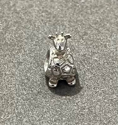 Retired Pandora Sterling Silver Giraffe Charm • £24.13