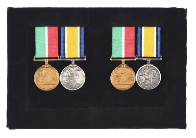 TRAGIC WWI Father & Son Medal Groups. KIA Merchant Marine. SS Normandiet • $726.98