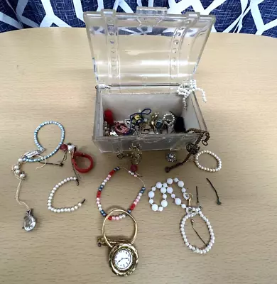 Vintage Barbie & Clone Lot Of Jewelry & Special Items Found In Treasure Chest C5 • $9