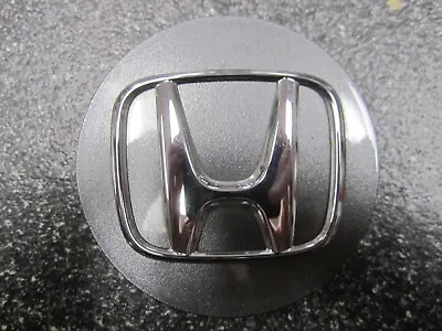 Honda Med Charcoal OEM Center Cap Chrome Logo 2.75  70mm 44742-T2A-A210  One (1) • $10