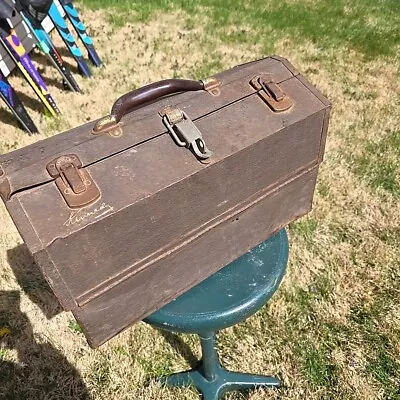 Vintage Kennedy No. 1017 Cantilever Metal  Tool/Tackle  Box/Mechanics Chest • $45.88