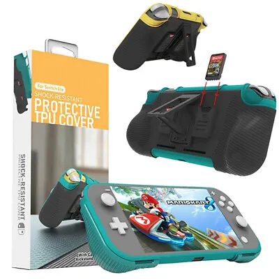 For Nintendo Switch Lite Protective Case Kickstand Game Card Holder Grip Cover • $19.59