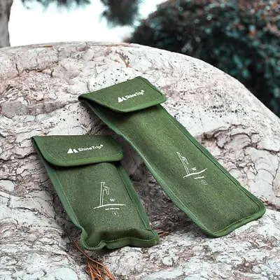 Camping Tent Pegs Bag Oxford Cloth Hammer Wind Rope Tent Nail Storage Pouch • $9.29