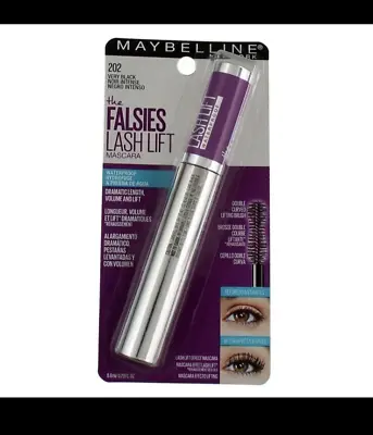 3 Pack Maybelline Falsies Lash Lift Mascara 202 Very Black 0.29 Oz WATERPROOF • $19.49