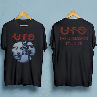 Vintage UFO The Obsession Tour Men T-shirt Black Unisex All Sizes JJ2701 • $36.09