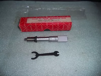 Starrett 263 ML Micrometer Head 25mm / .01mm Graduations; Wrench & Original Box • $19.99