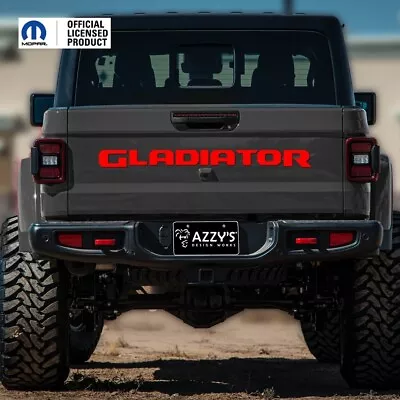 $119 • Buy Jeep Gladiator 2019-2022 Tailgate Emblem Kit Official MOPAR (RED) - USA Made