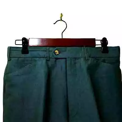 Paul Smith Linen Dress Pants Size 30 Made In England Blue Green Teal • $39