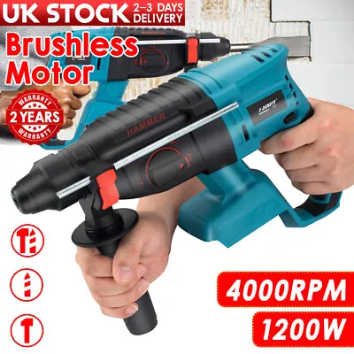 £43.91 • Buy Replace For Makita DHR242Z 18V LXT Cordless Brushless Rotary Hammer SDS+Drill