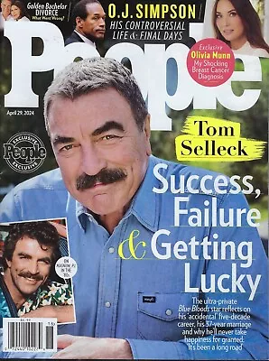 People Magazine  April 29th 2024  Tom Selleck • $10.99