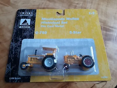 1/64 Minneapolis Moline Historical Set G-750 5-Star Tractors Ertl • $32.95