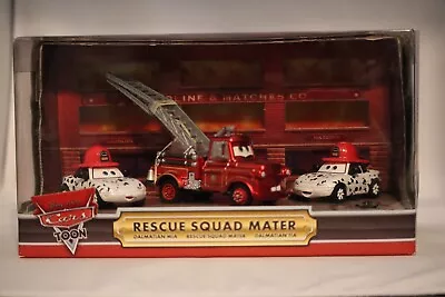 2009 Comic Con Rescue Squad Mater Die Cast 3pack Set In Box. • $110