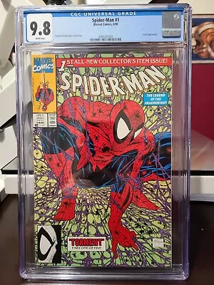 Spider-Man #1 CGC 9.8 Marvel 1990 Todd McFarlane Purple Webs Edition • $104.95