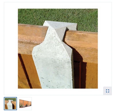 £18 • Buy 2.44m CONCRETE FENCE POST INTERMEDIATE -SUPREME SLOTTED HEAVY DUTY