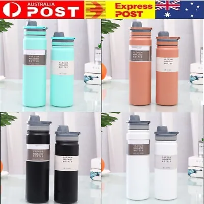 $24.88 • Buy 530/750ml Vacuum Thermos Cup Water Bottle Travel Coffee Mug Sport Water Flask AU