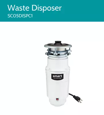 NEW Smart Choice SC05DISPC1 1/2 HP Food Waste Disposer 2600 RPM White MSRP $129 • $59