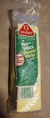 O Cedar No Wax Power Strip Sponge Mop Refill For No-Wax Floors NOS Cellulose  • $11.99