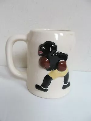 Vintage Pfaltzgraff Pottery Co. Muggsy Mug Muscles Moe Boxing Jessop YorkPA. • $54