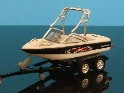 MasterCraft X-Star Wakeboard/Ski Boat W/Tandem Trailer 1/64 Scale Limited Edit V • $52.99