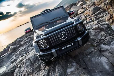 £179.99 • Buy Kids Ride On Car With Remote Licensed Mercedes G63 12v - Black - With High Doors