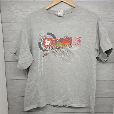 Chase Authentics NASCAR Kasey Kahne #9 Gray Tshirt Size Large • $3.60