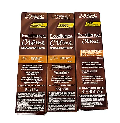 L'Oreal Excellence Creme Browns Extreme; Permanent Hair Color;1.74oz; For Unisex • $15.99