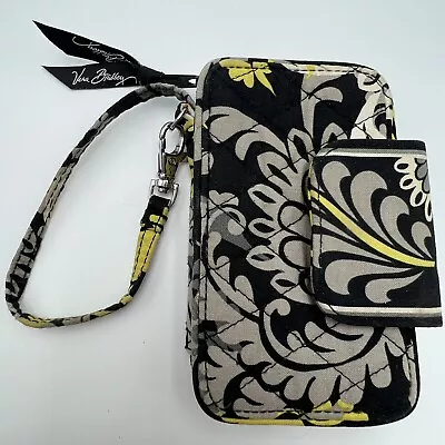 Vera Bradley ID Wristlet Zip Wallet BAROQUE Floral Design 5.5”x3.5” Read • $7