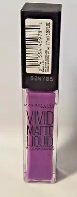 Maybelline Color Sensational Vivid Matte Liquid Lipstick - Vivid Violet- New • $5.49