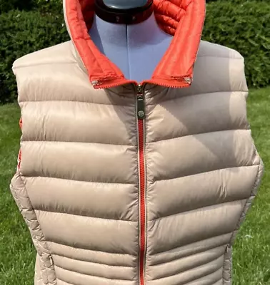 Vince Camuto Quilted Down Puffer Vest Women's XL Full Zip Turtleneck Packable • $24.52