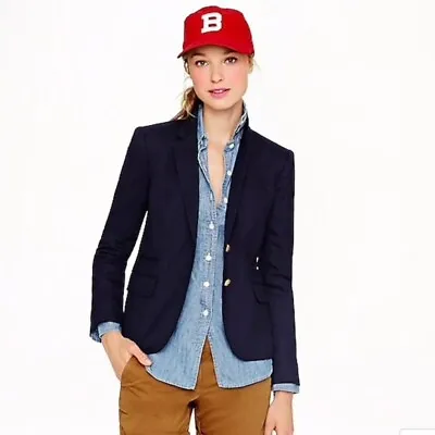 J Crew Classic Schoolboy Blazer In Navy 2 • $32.49