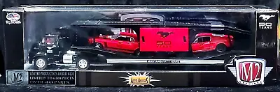 M2 Machines 56 Ford COE 1968 1/2 Mustang Cobra Jet Fastback 70 Boss Auto-Haulers • $46.99