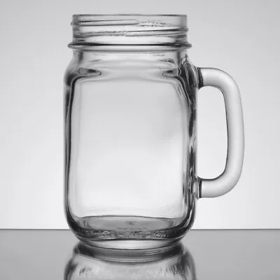 Libby 16 Oz. Mason / Drinking Jar With Handle • $20.39