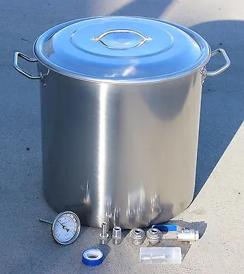 CONCORD Home Brew Kettle DIY Kit W/ Accessories Stainless Steel Beer Stock Pot • $398.98