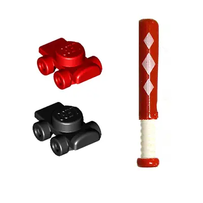 LEGO® Accessories Minifigure Roller Skates And Bat Any Harley Quinn Minifig! • $2.89