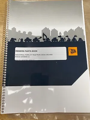 JCB TLT30D Teletruck Forklift Spare Parts Manual • £25